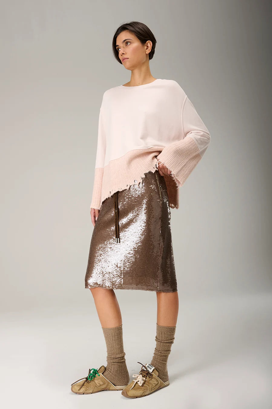 Rock Sequins in taupe