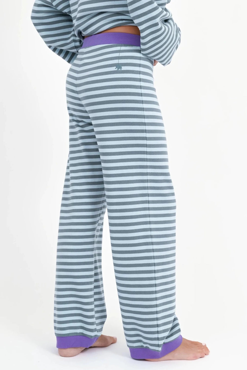 STRIPE SWEATHOSE PERRY whale stripes