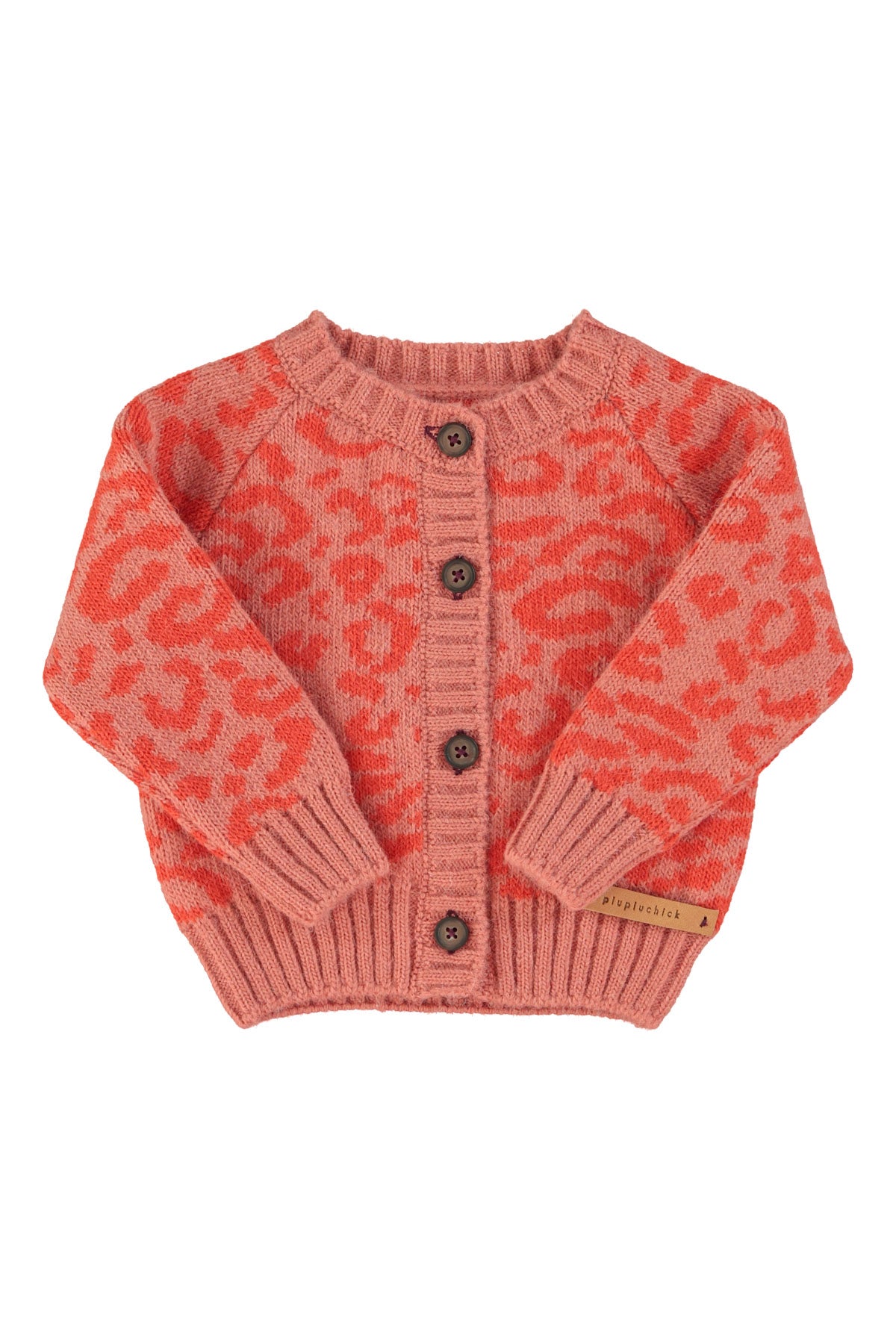 piupiuchick Baby Cardigan Animal Print