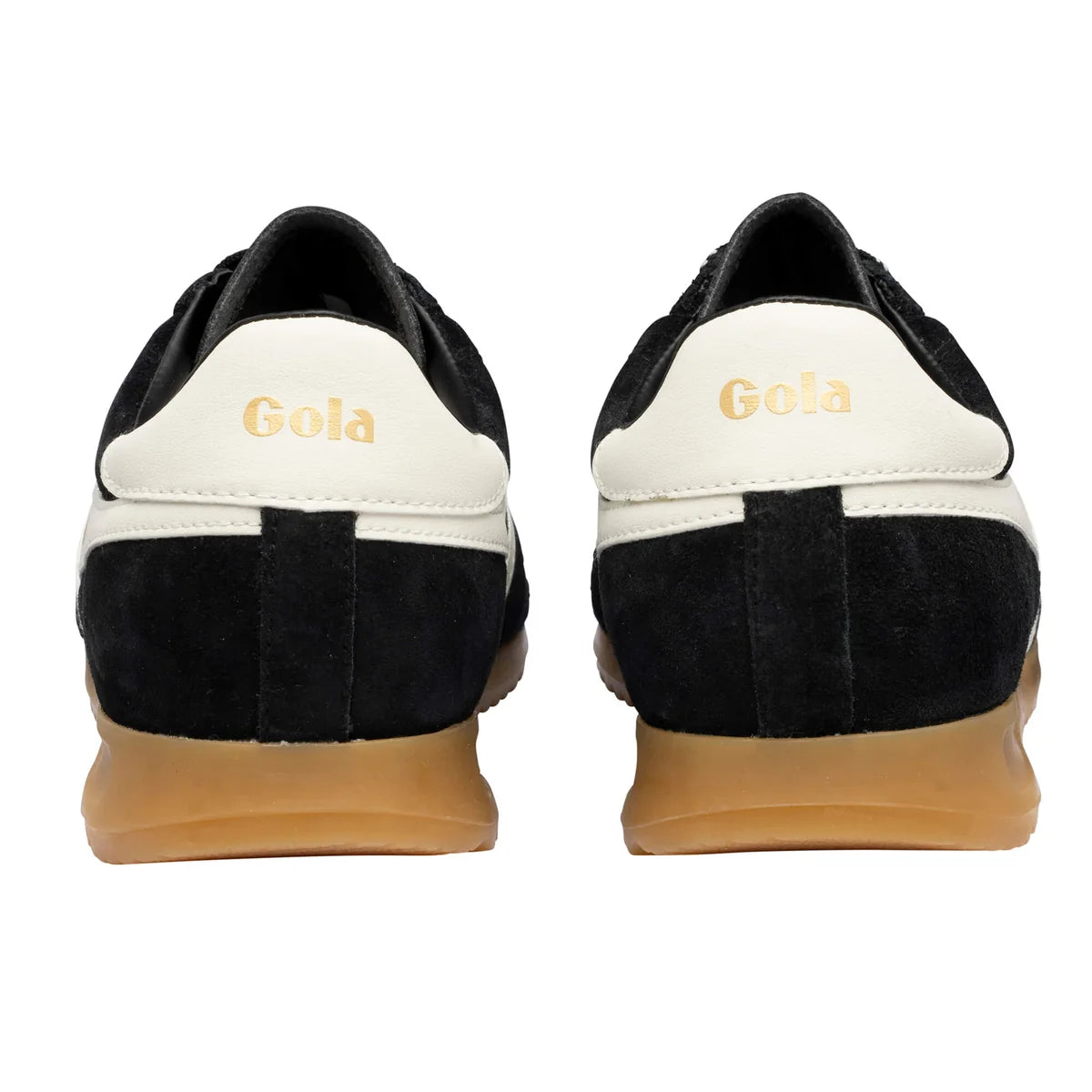 Gola Classics Damen-Stadion-Wildleder-Sneaker
Schwarz/Cremeweiß