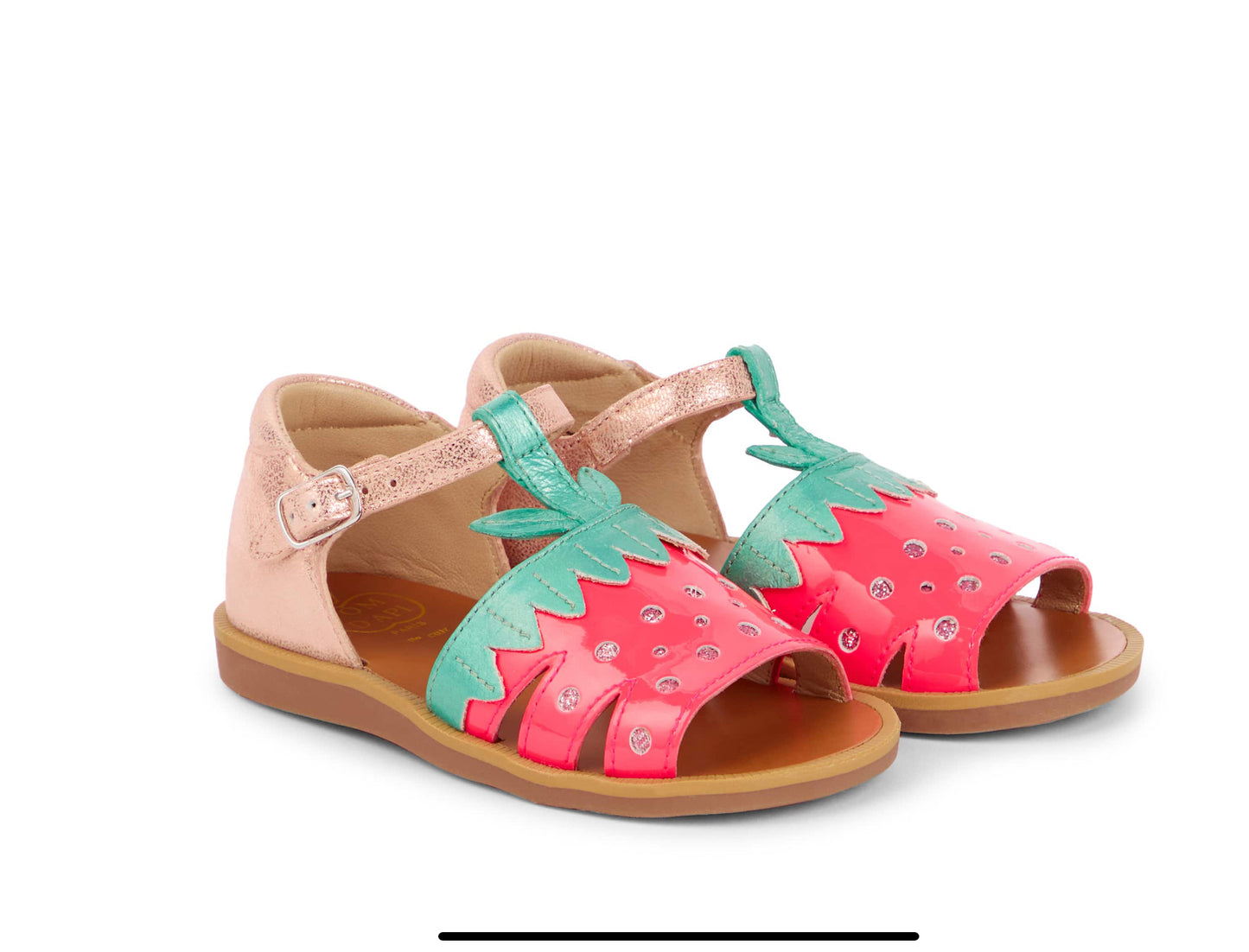 Pom d´api Sandalen Erdbeere
