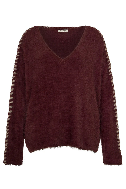 Liv Bergen Toulon Handstitched Bordeaux