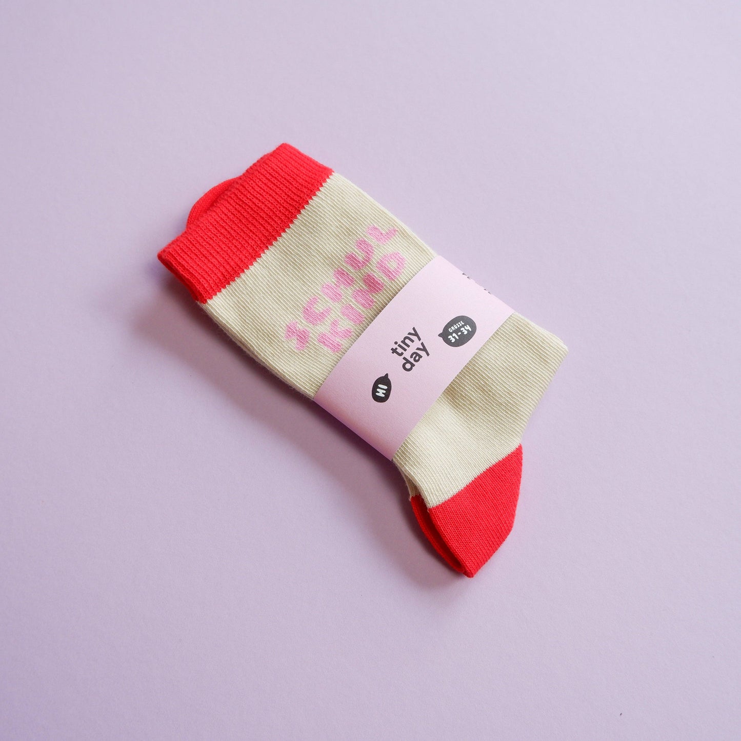 Schulkind-Socken | rosa
