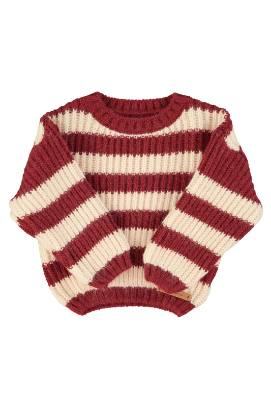 piupiuchick Knitted sweater Bordeaux