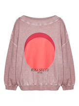 Liv Bergen Sweater Circles in rosa secco