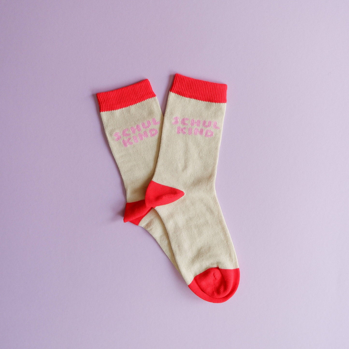 Schulkind-Socken | rosa