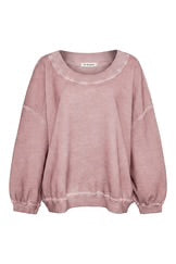 Liv Bergen Sweater Circles in rosa secco