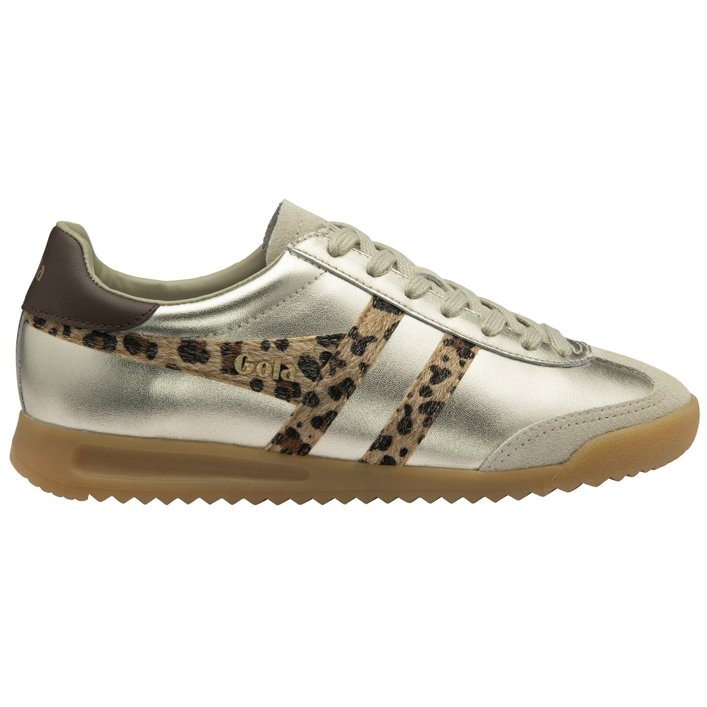 Gola Women Torpedo Glimmer Safari Gold/ Leopard/ Dark Brown