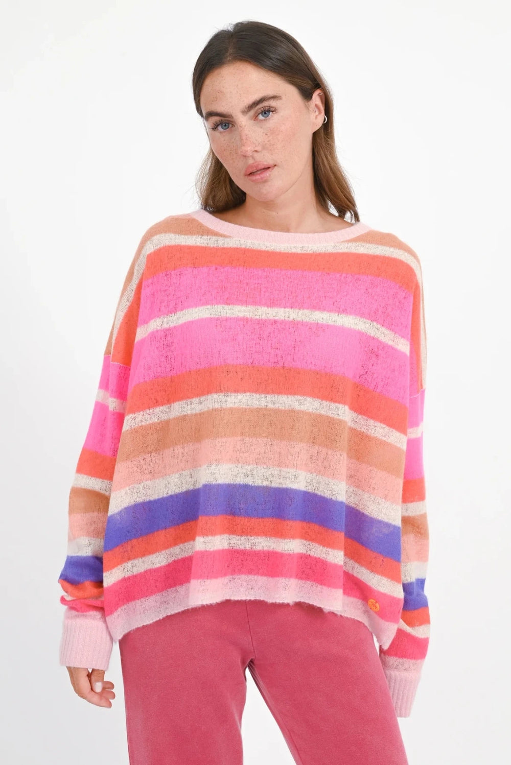 LEICHTER KASCHMIR PULLOVER PEARCY multi stripes