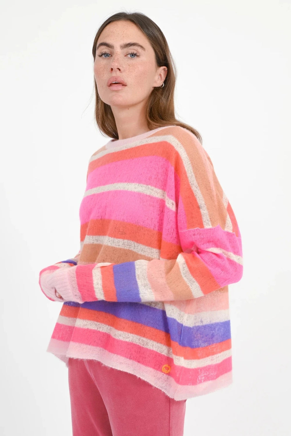LEICHTER KASCHMIR PULLOVER PEARCY multi stripes