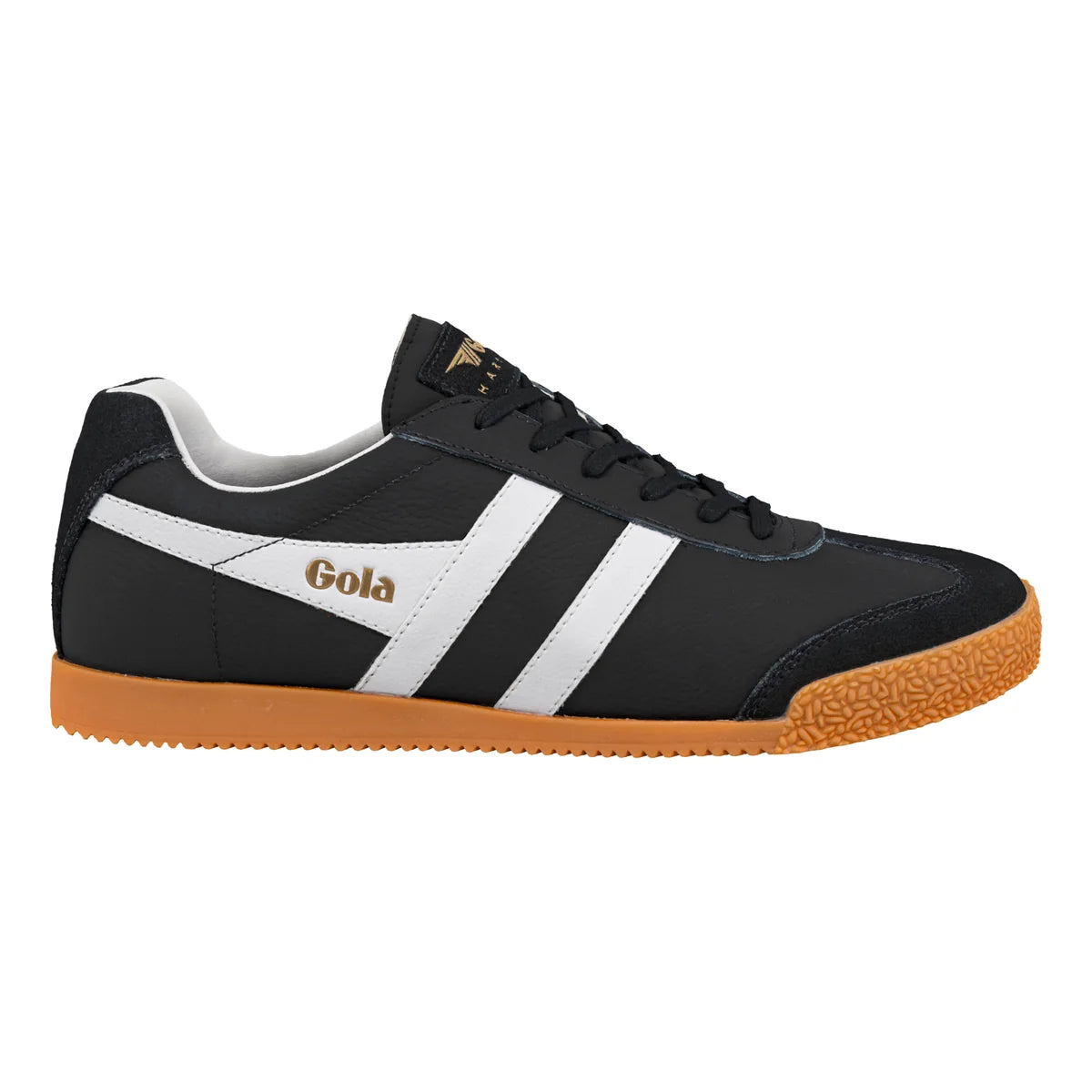 Gola Classics Herren-Sneaker aus Leder, Modell Harrier
Schwarz/Weiß/Weiß